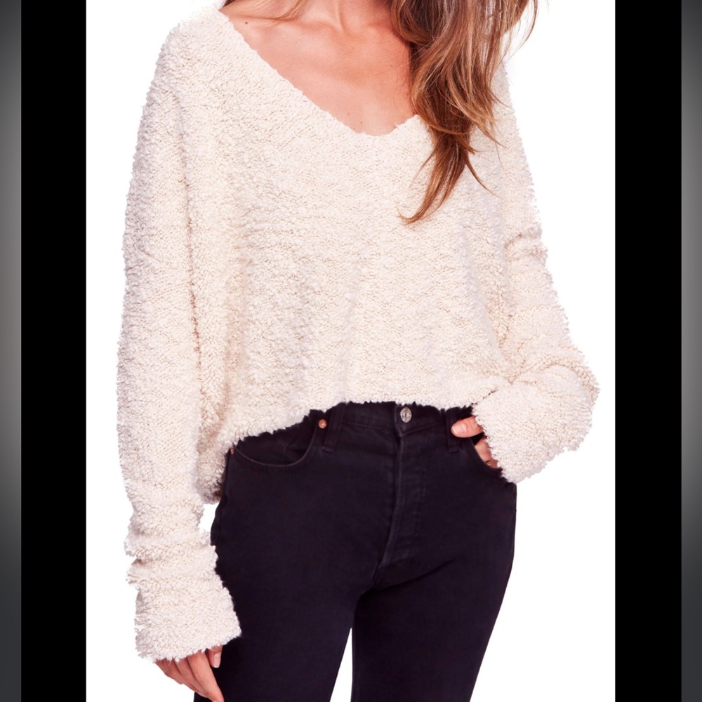 Free People Popcorn Pullover Sweater Large